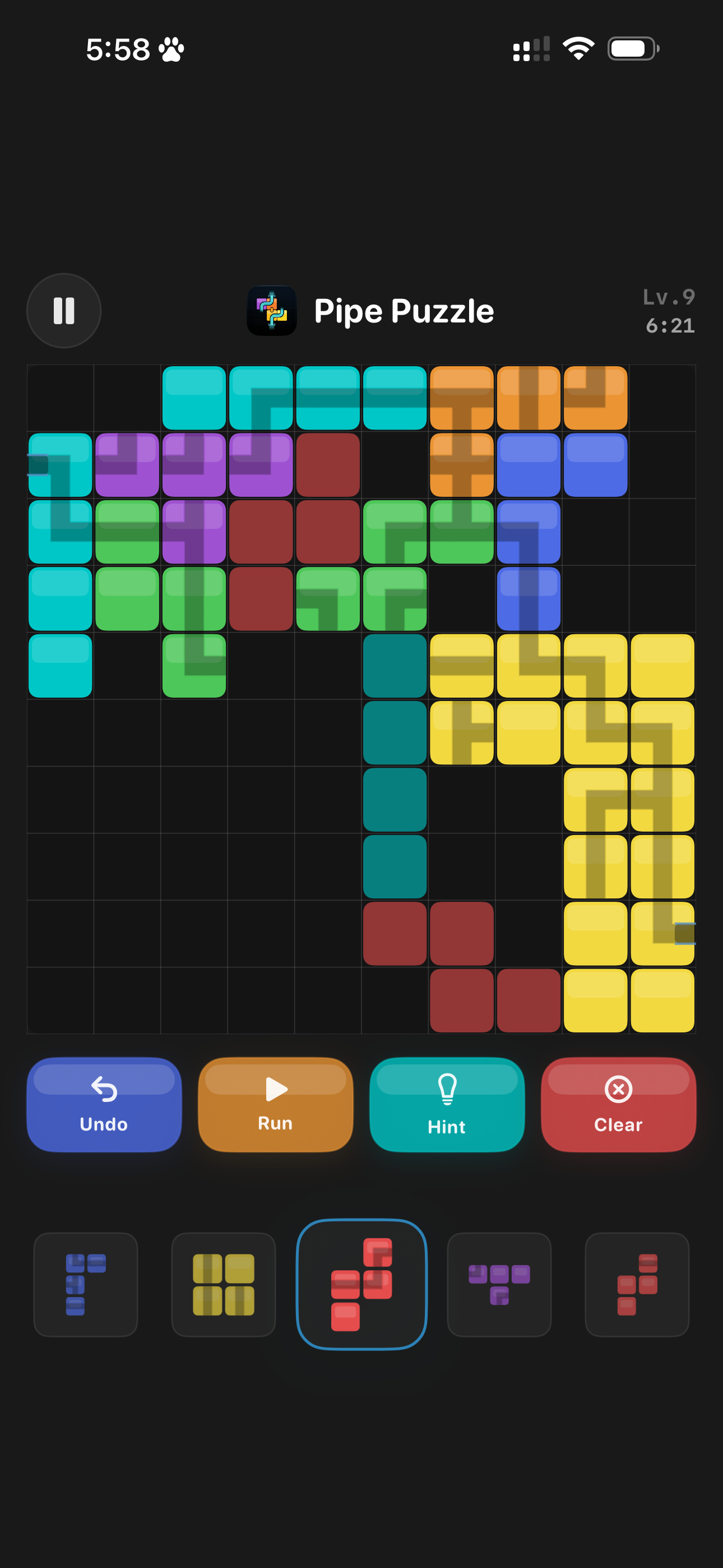 Pipe Puzzle gameplay screenshot